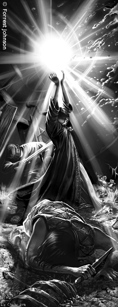 Interior art for novel © Forrest Johnson